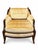 Vintage Hollywood Regency Gold Damask Barrel Lounge Chairs — Pair For Sale - Image 4 of 12