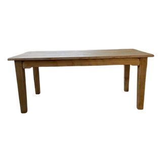 Vintage Oak Farm Table, 1960s For Sale