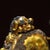 Gilt Bronze Guardian Lion Incense Burner – 9.5" Foo Dog Censer With Cub & Ball Motif For Sale In Los Angeles - Image 6 of 9