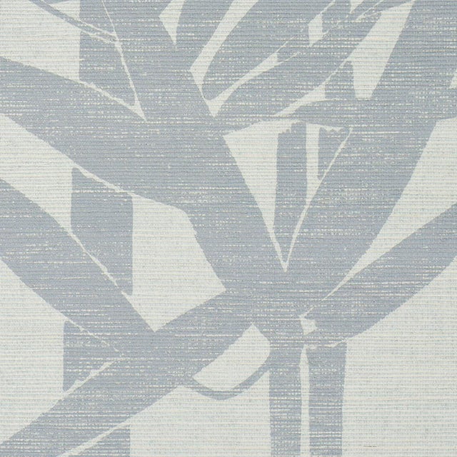 Contemporary SAMPLE - Schumacher Les Bambous Sisal Wallpaper In Mineral For Sale - Image 3 of 4