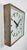 1980s Grey Rusty Industrial Square Wall Clock from Pragotron, 1970s, 1980s For Sale - Image 5 of 16