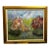 Late 20th Century Contemporary Whimsical 3d Relief Naive Folk Art Village Landscape Painting – Framed, 30" X 36" For Sale