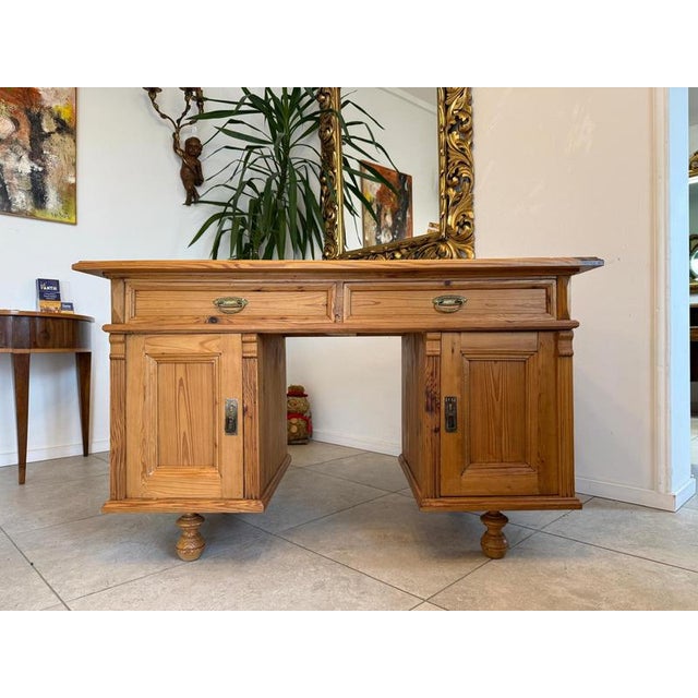 Gründerzeit Secretary in Softwood For Sale - Image 13 of 13