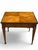 1970s Baker Furniture Satinwood & Brass Neoclassical End Tables With Glass Tops, Pair For Sale - Image 9 of 12