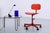 Mid-Century Modern Red Adjustable Frippe Desk Chair from Ikea, 1990s For Sale - Image 3 of 18