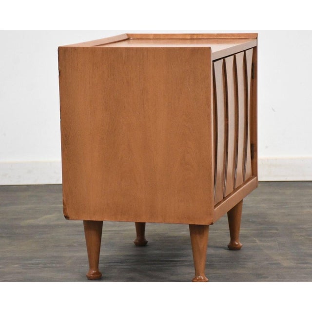 Mid-Century Modern 1960s Mid Century Modern Walnut Nightstand For Sale - Image 3 of 8