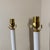 1970s Vintage Italian White Ceramic Fruit Candlestick Table Lamps Acrylic Lucite Base - a Pair For Sale - Image 5 of 7