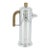 1930s Art Deco Chrome Cocktail Shaker With Wooden Handle by Keystone Silver Co For Sale