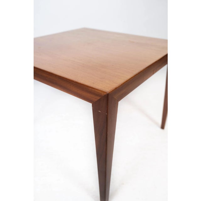 Tan Danish Teak Side Table from Haslev Furniture, 1960s For Sale - Image 8 of 12