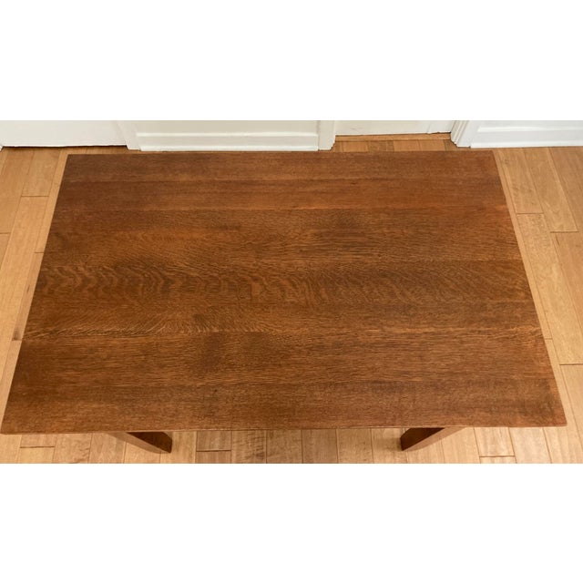 2020s Stickley Gus Library Table (With Secret Compartments!) For Sale - Image 5 of 9