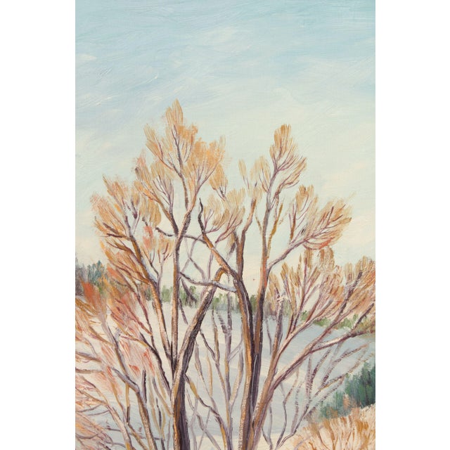 Ann Yost Whitesell 'Scene in Kutztown' Original Oil Painting For Sale - Image 9 of 12