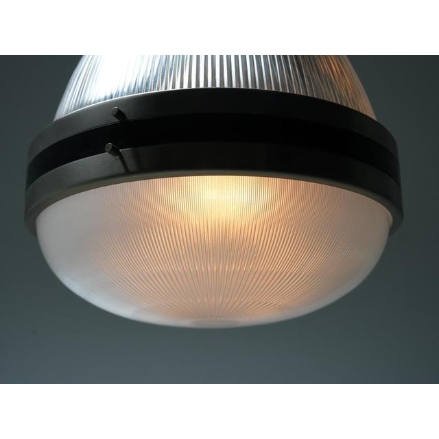 1960s Pendant in Black Painted Metal and Glass by Sergio Mazza, Italy, 1960s For Sale - Image 5 of 10