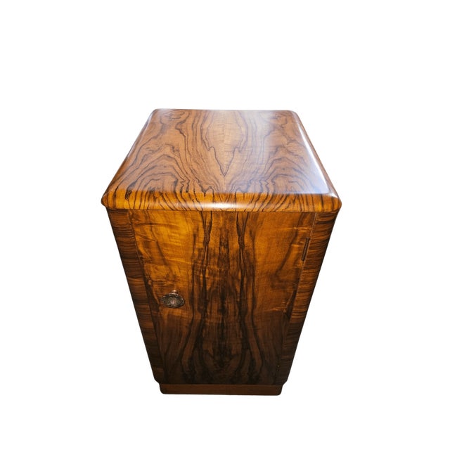 1930s Art Deco Bedside Cabinet, 1930s For Sale - Image 5 of 8