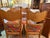 Set of Six, Antique, Oak Dining Chairs Covered With Ralph Lauren Kilim Fabric, Early 1900s For Sale In Panama City, FL - Image 6 of 11