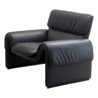 DS-2011 Chair in Black Leather from de Sede, Switzerland, 1980s For Sale
