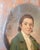 18th Century English Oval Portrait Painting of a Gentleman in Green For Sale - Image 4 of 12