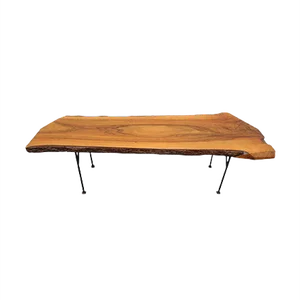 Mid-Century German Walnut Coffee Table, 1950s