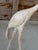 Wood Vintage Carved Wood Crane Coastal Bird Floor Sculpture For Sale - Image 7 of 12