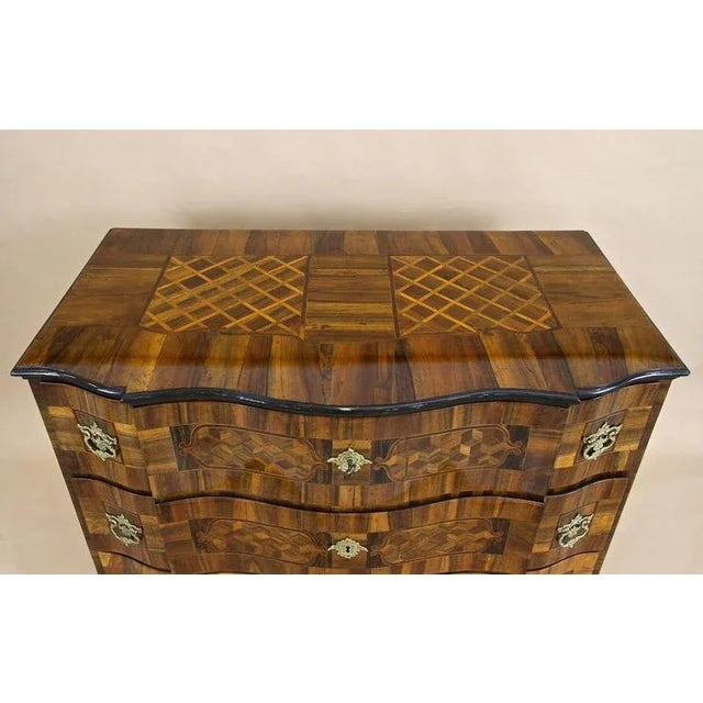 18th Century Baroque Chest of Drawers in Inlay Works, Austria, 1760 For Sale - Image 4 of 18