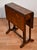 1900s Antique English Mahogany Dutch Marquetry Pembroke Drop Leaf Side End Table For Sale - Image 11 of 14