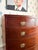 Wood Antique Late 1700s British Neoclassical Mahogany Bowfront Chest of Drawers For Sale - Image 7 of 16
