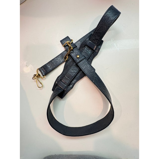 Vintage Balenciaga Moto Giant 12 Velo Bleu Obscur Navy Lambskin Leather Bag For Sale - Image 14 of 15