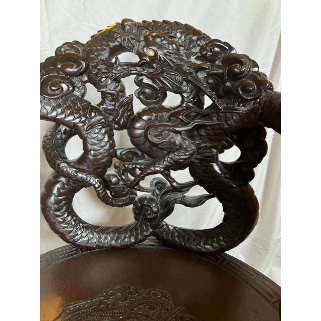 Late 19th Century Antique Hand Carved Chair For Sale - Image 13 of 17