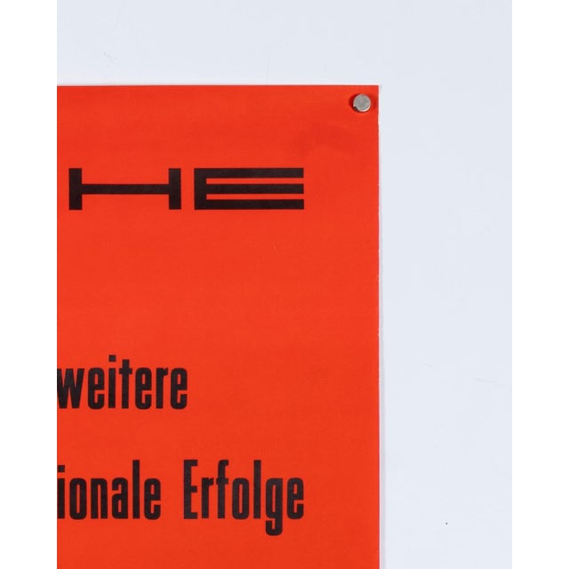 Original Porsche Poster by Strenger, 1972 For Sale - Image 9 of 11