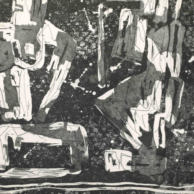 Louise Nevelson Mid-Century Etching Entitled "One Ancient Figure" Edition Artist's Proof Signed For Sale - Image 10 of 14