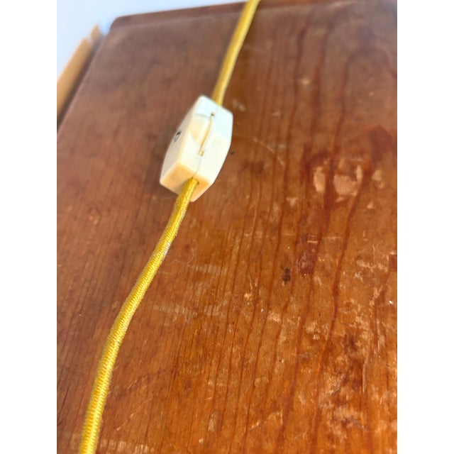 Glass Vintage Arts & Crafts Style Satin Glass Desk Lamp For Sale - Image 7 of 8