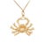 Vintage 14k Gold Figural Crab Pendant or Charm for a Bracelet For Sale - Image 10 of 11