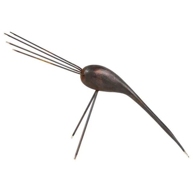 Carl Auböck Model #4366 'Bird' Brass Sculpture For Sale - Image 12 of 12