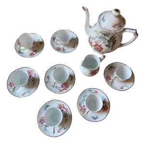Porcelain Coffee Set from Ch. Field Haviland Limoges, 1920s