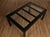 Chinese Chippendale Black Lacquered Dining Table With Two Leaves, Inset Glass For Sale In Philadelphia - Image 6 of 18