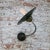 Mid-Century Industrial Green Enamel Flexible Sconce For Sale - Image 4 of 8