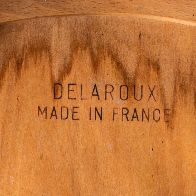 1950s Upright Café Bentwood Dining Chairs from Delaroux, 1950s, Set of 6 For Sale - Image 5 of 11