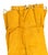 Beautiful set of 4 vintage mid-century modern curtain panels in a rich marigold / mustard gold tone with incredible retro...