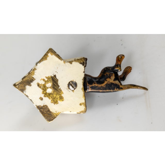 19th Century Austrian Cold Painted Bronze of a Dachshund or Wiener Dog For Sale - Image 9 of 9