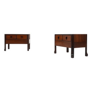 Wooden Nightstands, Italy, 1960s, Set of 2 For Sale