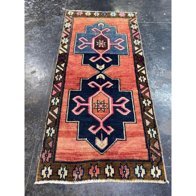 Turkish Yastik Rug 1'8" x 3'6" For Sale - Image 4 of 5