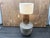 Rh Blom Scandinavian Amber Glass Table Lamp Lacquered Burnished Brass Jonathan Browning For Sale - Image 11 of 18