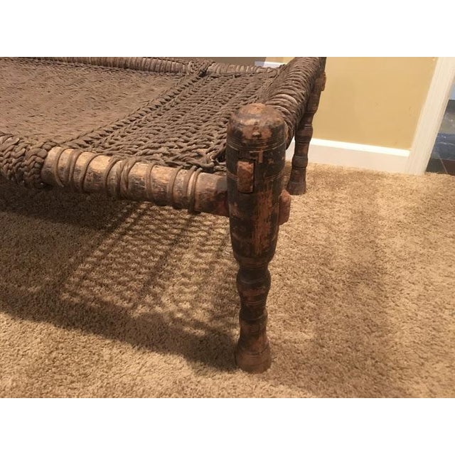 Indian Charpoy Bed For Sale - Image 4 of 6