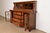 Antique Arts & Crafts Carved Oak Sideboard or Bar Cabinet With Stained Glass Doors, Newly Refinished For Sale In South Bend - Image 6 of 15