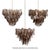 Jamie Young Magnolia 10-Light Quartz Glass Chandelier For Sale - Image 9 of 10