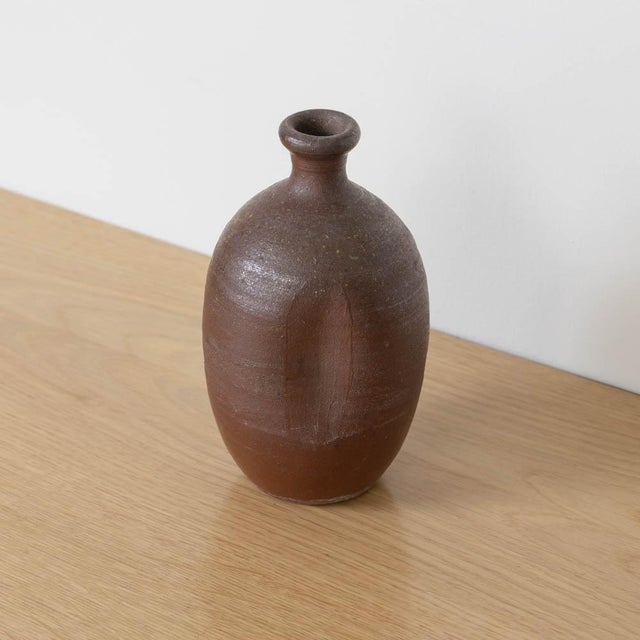 1960s Japanese Bizen Stoneware Vessel For Sale In Los Angeles - Image 6 of 9