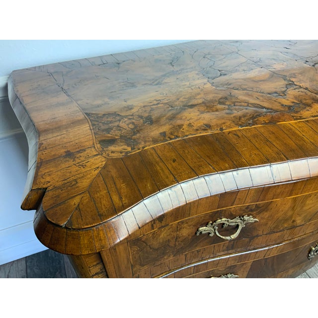 Late 18th Century 18th Century Two Drawer Walnut Commode For Sale - Image 5 of 18