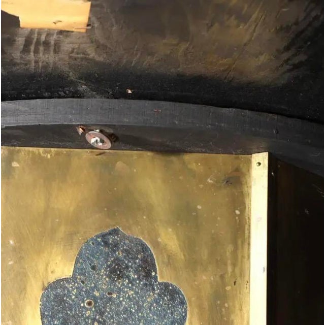 Philip and Kelvin LaVerne “Chan” Coffee Table, Acid Etched Brass, 1960s For Sale - Image 13 of 14