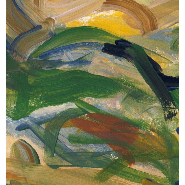 2020s "Underworld Ii" Wide Abstract, Mark Frohman, 60" X 30" For Sale - Image 5 of 5