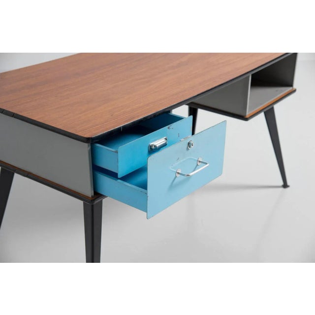 Desk by Willy Van Der Meeren for Tubax, 1955 For Sale - Image 3 of 11