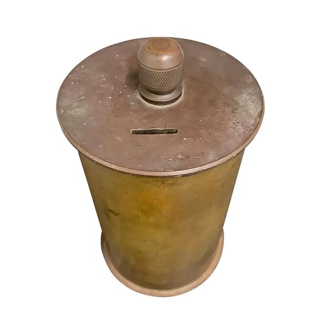 Early 20th Century Bronze Folk Art Bank Box For Sale - Image 4 of 11